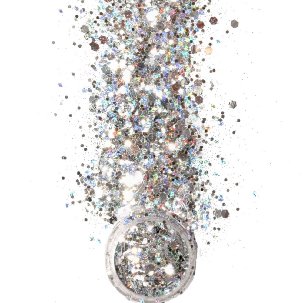 Silver Holographic Glitter Festival Glitter